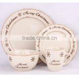 Snowflake Novelty Ceramic Christmas Dinnerware thumbnail-5