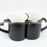 Black Couple Ceramic Color Mug thumbnail-1