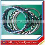 High Quality Fashion Jewelry Weave Titanium Necklace thumbnail-1