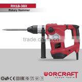 38mm 3 Function 1800W SDS-PLUS Electric Rotary Hammer Drill WORCRAFT RH18-38X thumbnail-2