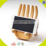 2017 Wholesale Hot Sale Wooden Hand Phone Holder W02A166 thumbnail-3