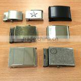 Garment Cloth Metal Stamping Steel Military Buckle Cottom Belt Buckle Nickel Plate Black Antique Brass thumbnail-4
