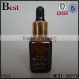 New Good Essential Oil 15ml 30ml Glass Bottle Empty Amber Square Shape 15ml Glass Bottle With Dropper thumbnail-1