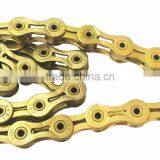 KMC X9SL Super Light 9 Speed Titanium Gold Bicycle Chain thumbnail-1