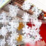 3D Christmas Ornament 120pcs/lot White Plastic Christmas Snowflake Christmas 6*6cm Tree /Window Christmas Decorations For Home thumbnail-1