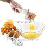 NEW EZ Egg Cracker Handheld York & White Separator As Seen On TV Kitchen Gadget thumbnail-2