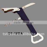 Multifunction Opener Keychain Bottle Opener Novelty Stainless Steel Durable Fashion Stainless Steel Red Wine Opener C0110BA thumbnail-1