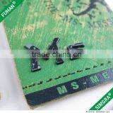 Supply Old Fashion Leather Label With Embossed Logo thumbnail-2