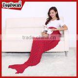 Custom Acrylic Knitting Adult Mermaid Tail Blanket Pattern thumbnail-1