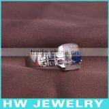 LMR4000 Micro Pave Setting Silver Men Rings thumbnail-1