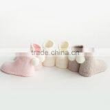 Zm53069a High Quality Keep Warm Socks 0 - 3 Years Socks With Fur Ball thumbnail-4