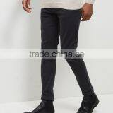 Man Black Ripped Knee Denim Skinny Jeans thumbnail-2