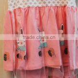 Lovely Design Baby Girl Dress Set Printed Knitted Cap Sleeve 2 Pcs Clothing Set TP-7959 thumbnail-2