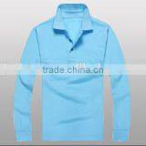 2016 Hot Sale Custom 100% Cotton Different Colors Long Sleeve Polo Shirt thumbnail-4