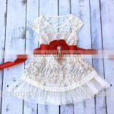 2016 New Hot Sale Style Lace Christmas Flower Dress Children Frocks Designs thumbnail-2