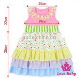 66TQZ456 Yiwu Lovebaby Cotton & Polyester Wholesale Sleeveless Colorful Top Rainbow Ruffle Pant Fabric China Yiwu Girls Clothing thumbnail-6