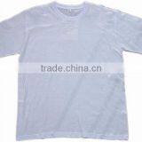 Plain Blank White Cotton T-shirt thumbnail-1
