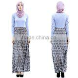 Modest Muslim Islamic Clothing Long Sleeve Hijab Dresses for Women thumbnail-2