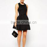 Premium Skater Dress in Structured Bonded Fabric With thumbnail-4