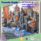 2017 Newly Shop Decoration Indoor Artificial Waterfall Rockery Waterfall Fountain thumbnail-2