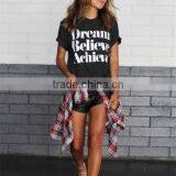 Wholesale 2017 New Design Shirts Casual for Ladies Shirt thumbnail-3