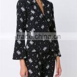 High Quality OEM Service Cheap Price Digital Printing 100% Polyester Women Dust Coat thumbnail-3