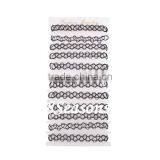 Hot Fashion Black Nylon Imitation Bracelets Temporary Tattoo Sticker thumbnail-1
