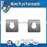 Made in Taiwan High Quality Carbon Material Square Hole Washer for Carriage Bolt DIN436 thumbnail-5