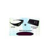 3D Cybercaf Solution With 3D IR Emitter and Shutter Glasses thumbnail-1