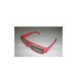 Plastic PC Frame Linear Polarized Types of 3D Glasses for 4D/5D/6D Cinema thumbnail-1
