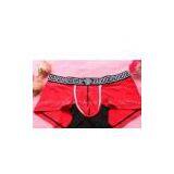 OEM Red Cotton Boxers Breathable Personalised Underwear for Men thumbnail-1