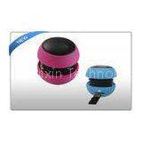 Pink / Blue Portable USB Mini Speakers For Laptop Compact With 3.5mm Jack