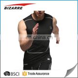 High quality bodybuilding gym wear 2017 sport tank top gym vest
