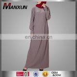 2017 Casual Baju Kurung Design High Quality Pleated Muslim Lady Clothing New Model Malaysia Suit thumbnail-1
