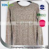 Women's Yarn Dyed Top With PU thumbnail-1