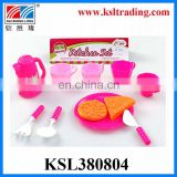 Popular plastic toys kitchen play set