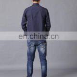 Top Selling Navy Blue Dress Shirt Custom Print Sublimation 2017 Men Shirt thumbnail-3