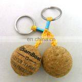 Custom Cheap Promotional Printing Foam Floating Cork Keychain thumbnail-4