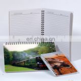 lenticular manufacturer custom spiral notebook with subject dividers with high quality