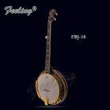 Banjo 22 Fret,5 String,Openback, Natural OEM service High grade FBJ-18