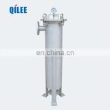 Chemical industry single bag water filter housing for power plants