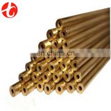 Brass round polished pipe