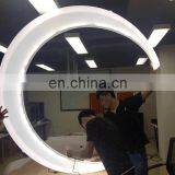 Chrome Modern Metal Resin Sculpture 3D Printing Indoor Resin Statue Sculpture Craft For Park Wall Decoration thumbnail-4