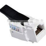 RJ 45 Cat5e Keystone Connect Jack With Single Port thumbnail-1