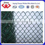 Green Color Pvc Coated Chain Link Fence thumbnail-1