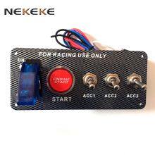 Push Button Switch Panel of Car,RV,ATV Universal Ignition Switch Engine Start Push Button Racing Car thumbnail-2