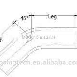 Large Diameter Flexible High Temperature Automotive 45 Degree Elbow Silicone Hose thumbnail-6
