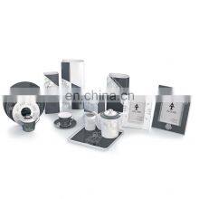 Black And White Ceramic Frame Dinner Plate Tea Set With Decoration Vase thumbnail-1