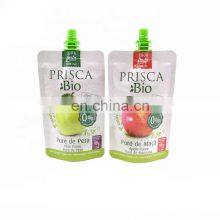 Plastic Custom Liquid Fruit Juice Drink Pout Pouch Packaging Plastic Spout Pouch Bag For Liquid thumbnail-3