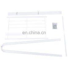 K&B 2 Tier Metal Stand Hanging Clothes Rack Detachable Stand Shoes and Clothes Hanger Rack thumbnail-4